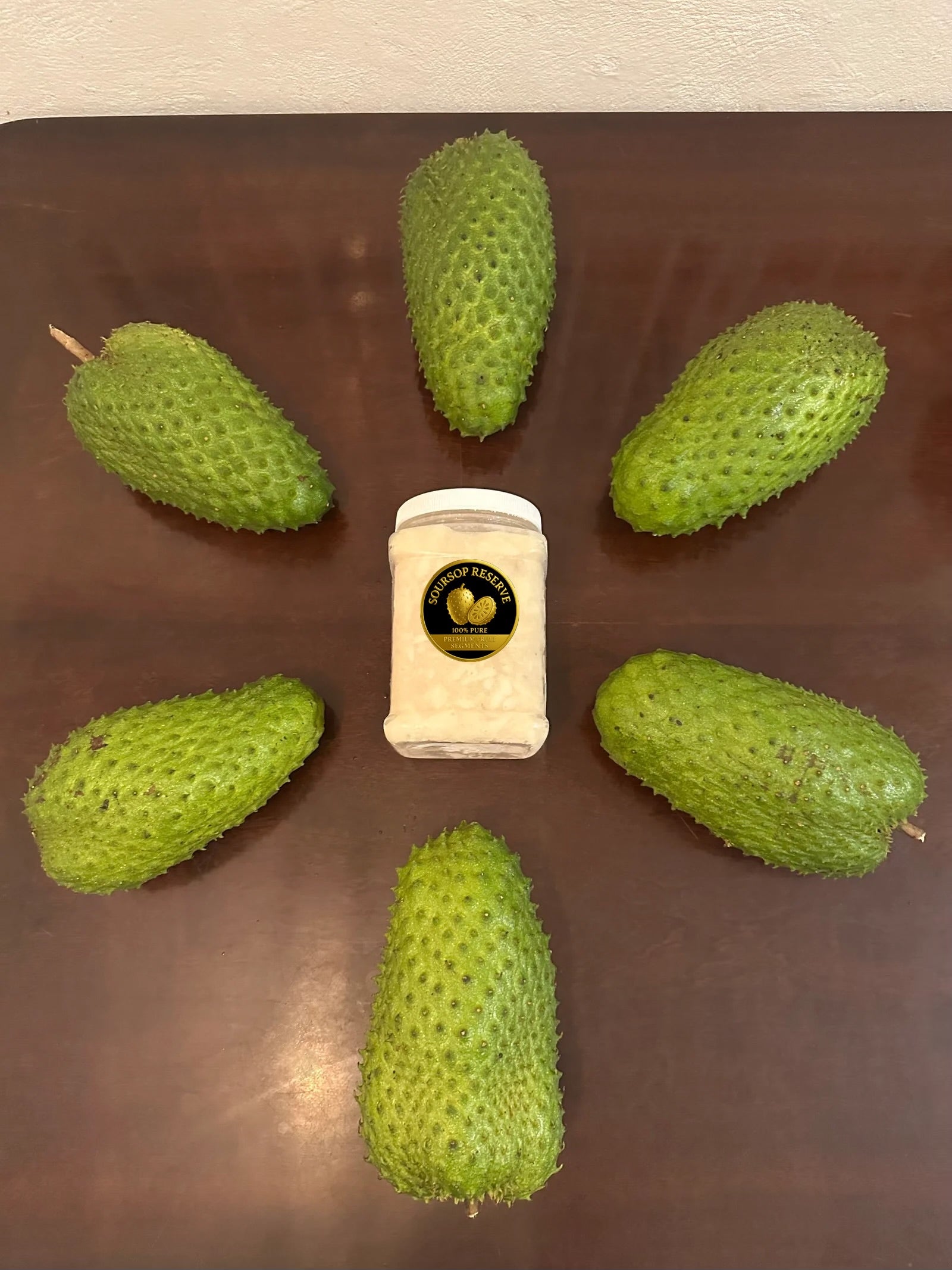 4 Lbs Pure Organic Soursop Segments Crafted for Pristine Quality + Fertile Seeds