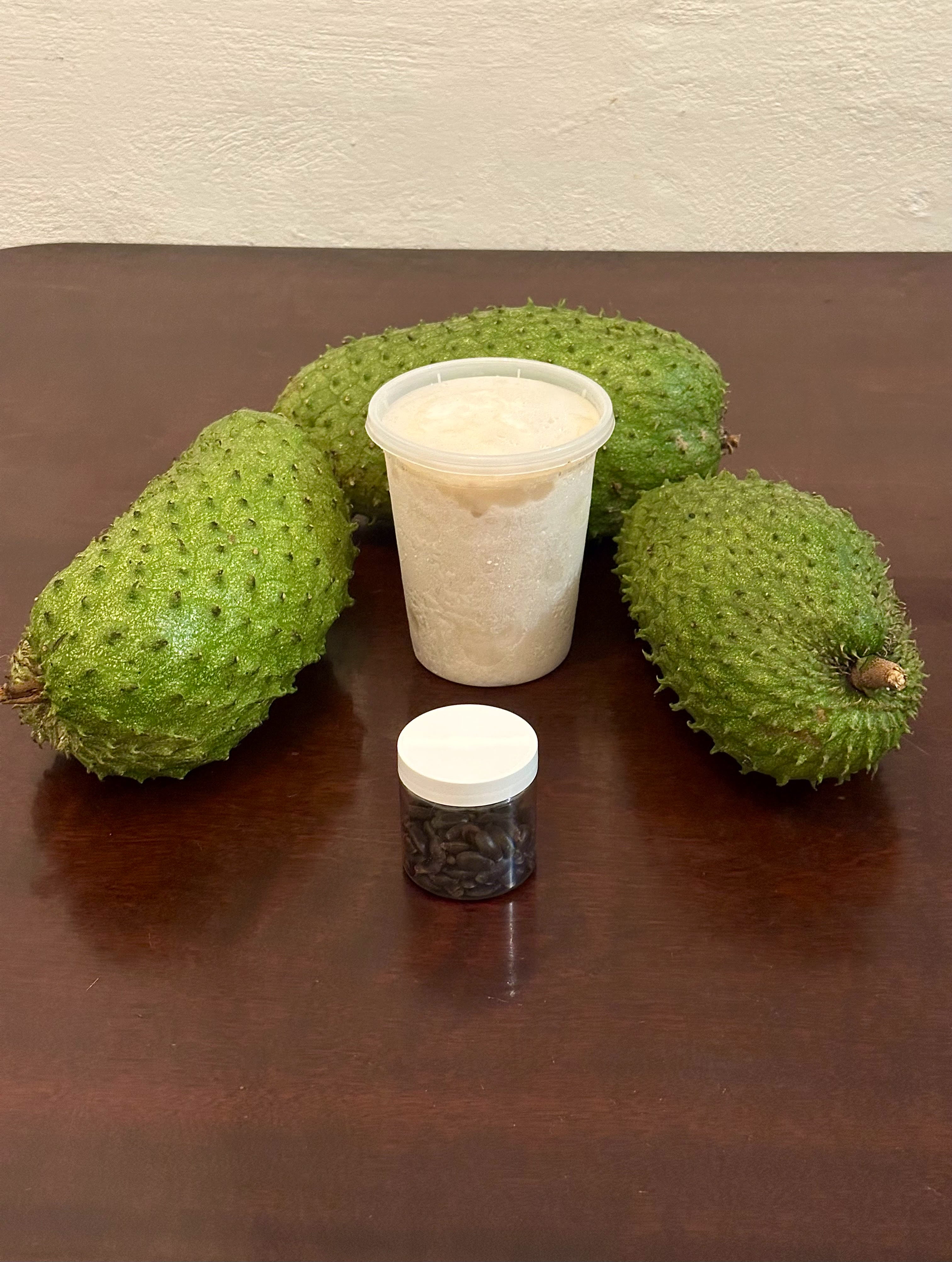 2 Lbs Pure Organic Soursop Segments Crafted for Pristine Quality + Fertile Seeds